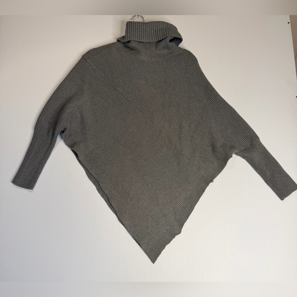 White House Black Market Gray Cowl Neck Sweater - Picture 14 of 16